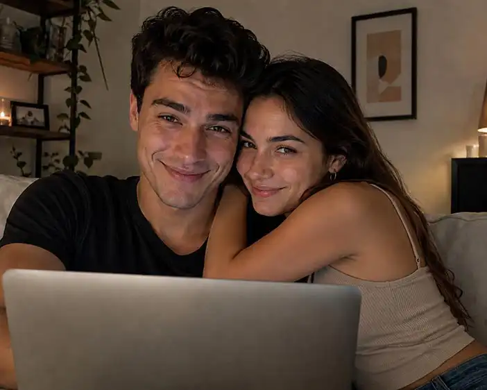 Pareja Swinger comunidad liberal